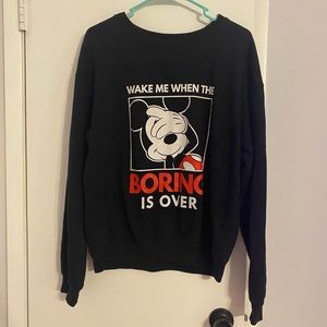 Mickey Mouse long sleeve sweater size large